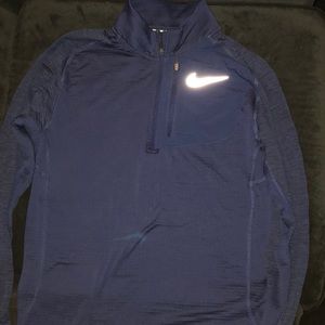 Nike Dri-Fit running jackets Navy Blue